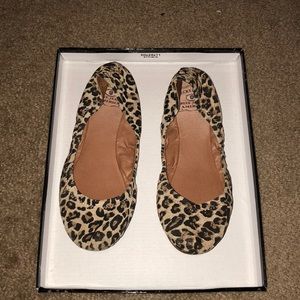 Lucky Brand leopard print flats